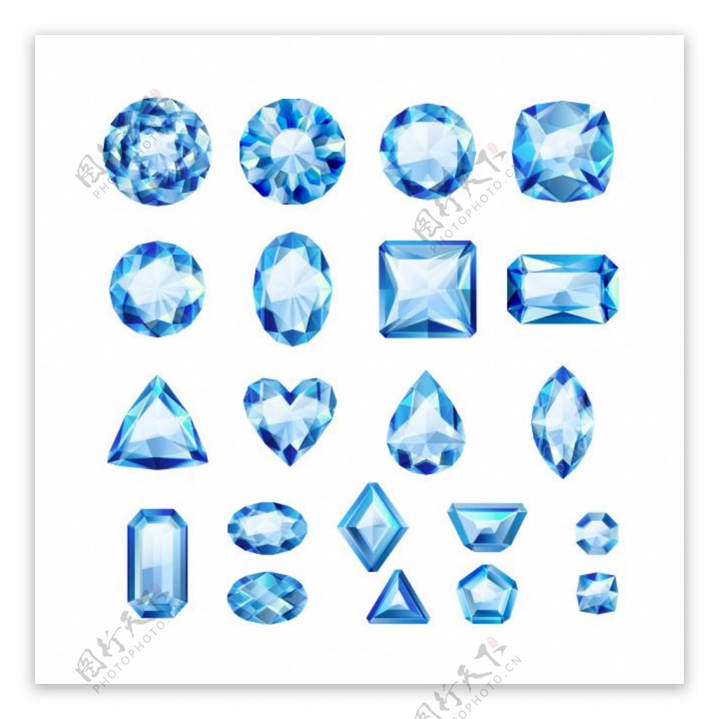 蓝色梦幻钻石