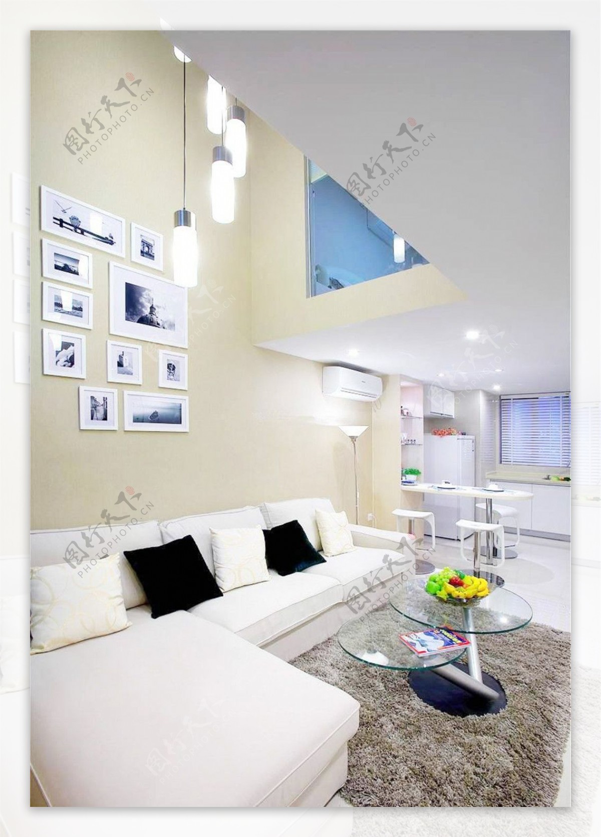 客厅转角沙发装修设计效果图片_装信通网效果图