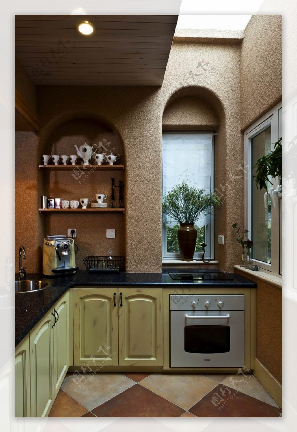 北欧风格精致温馨厨房设计效果图
