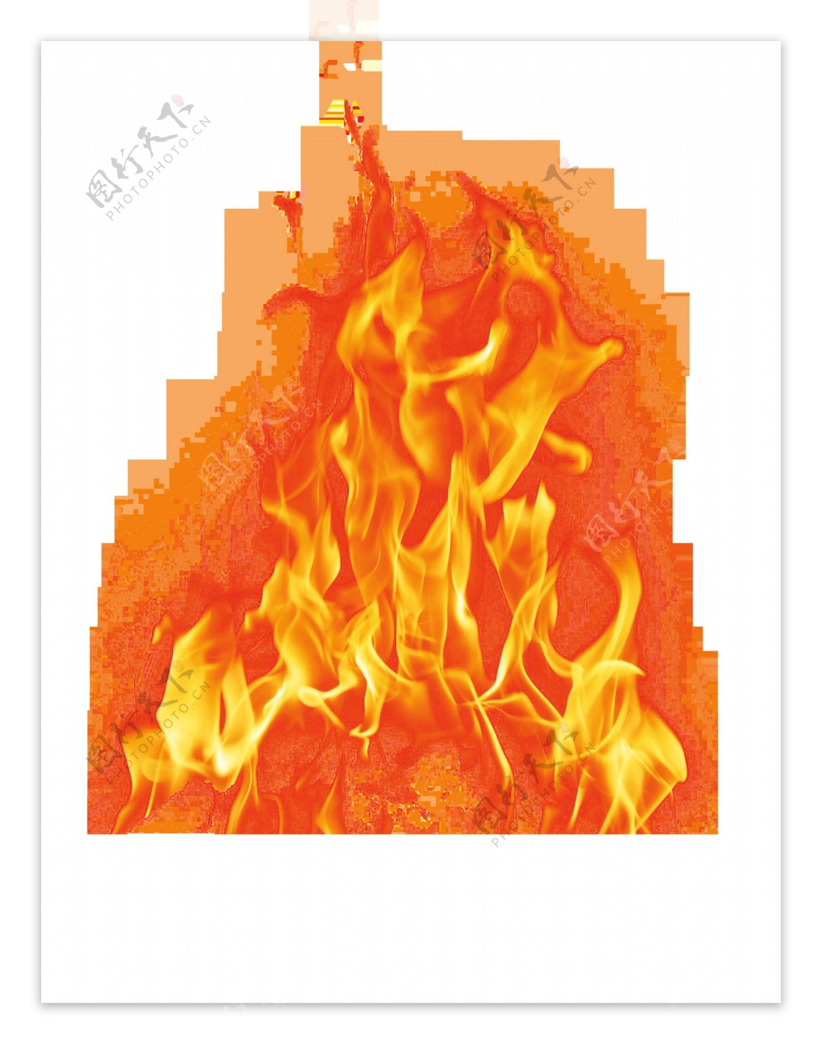 燃烧的火苗png元素素材