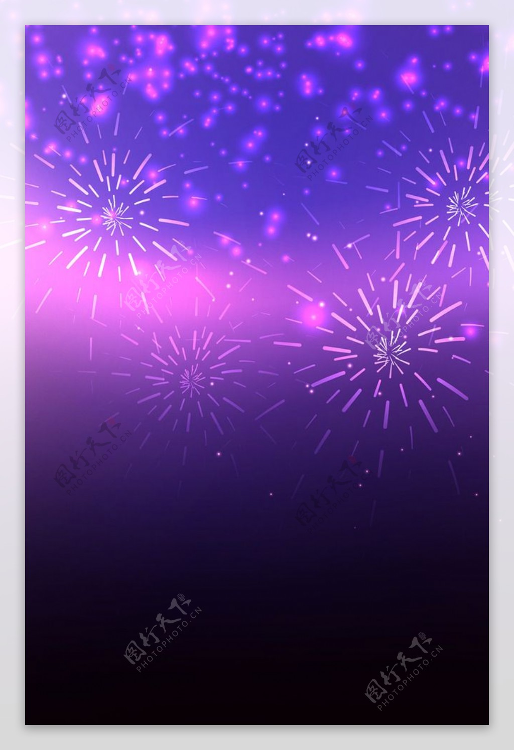 紫色梦幻色彩海报背景图