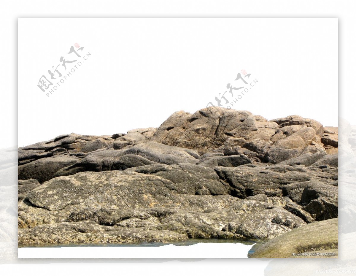 大海假山岩石元素