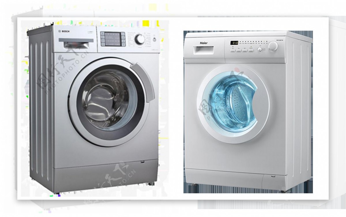 漂亮时尚洗衣机免抠png透明图层素材