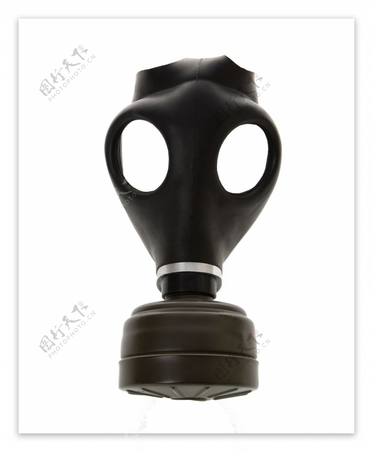 黑色带氧气防毒面具免抠png透明素材