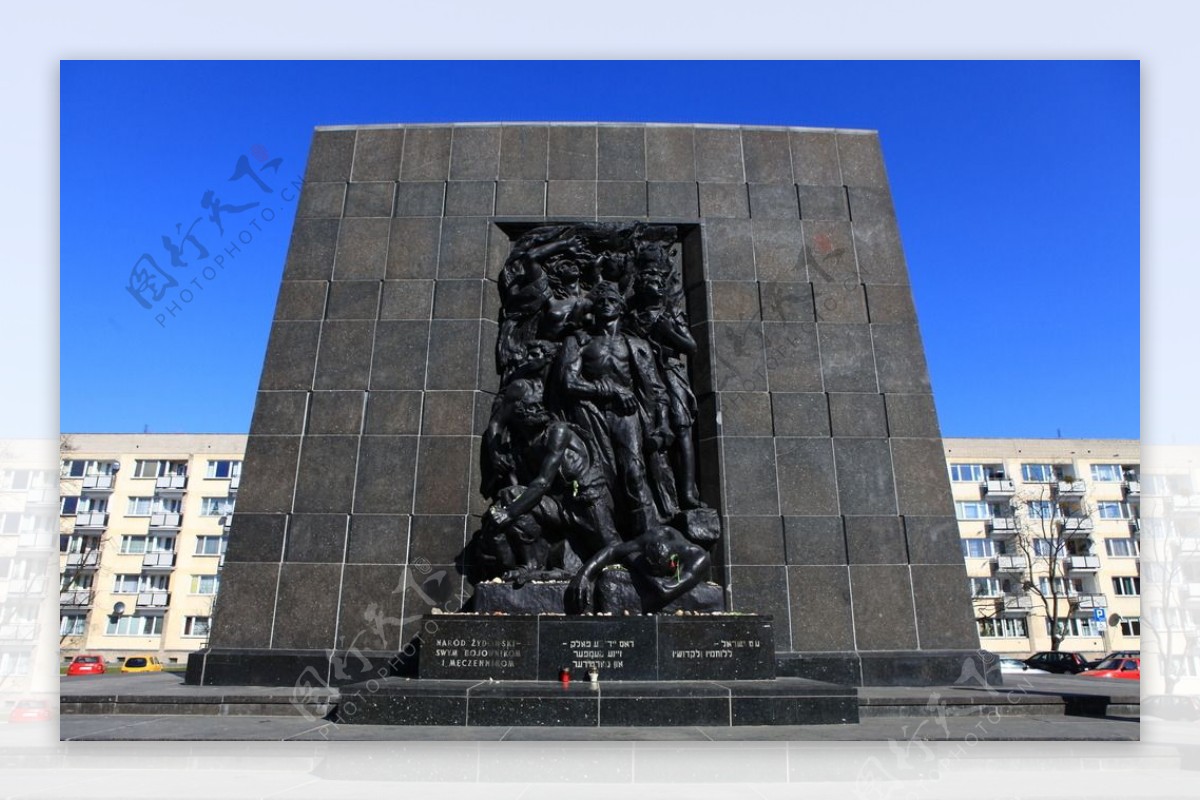 波兰华沙犹太人二战纪念碑