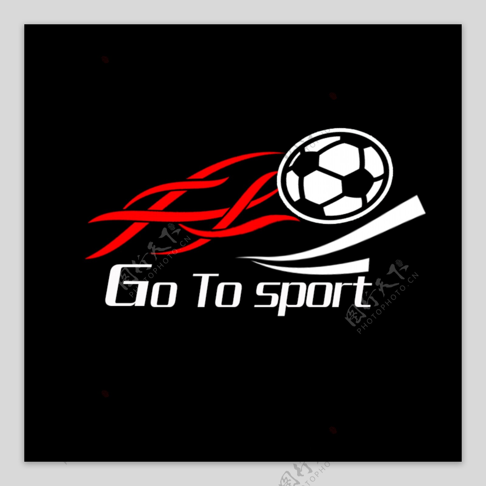 足球创意运动logo