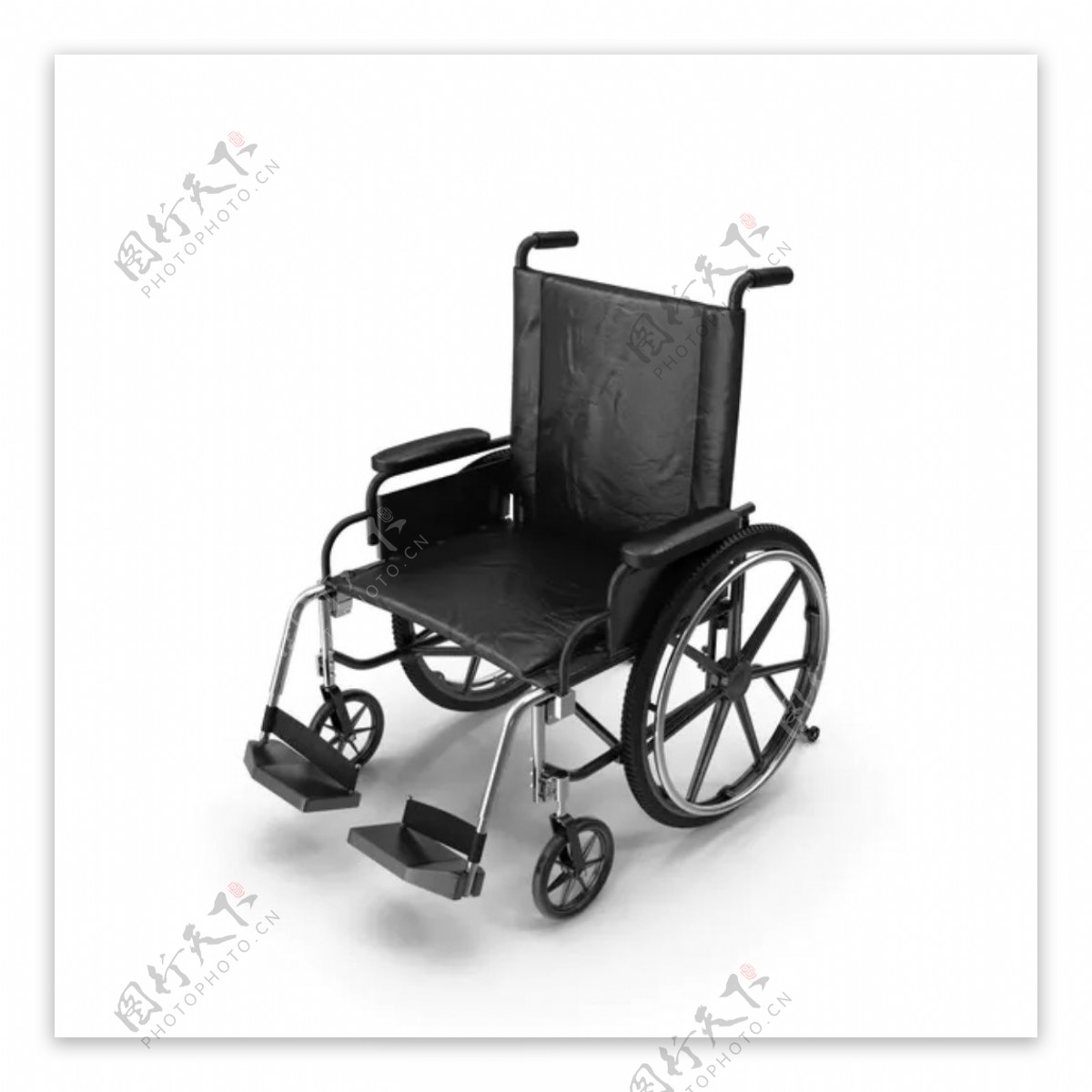 一款黑色轮椅饰品设计