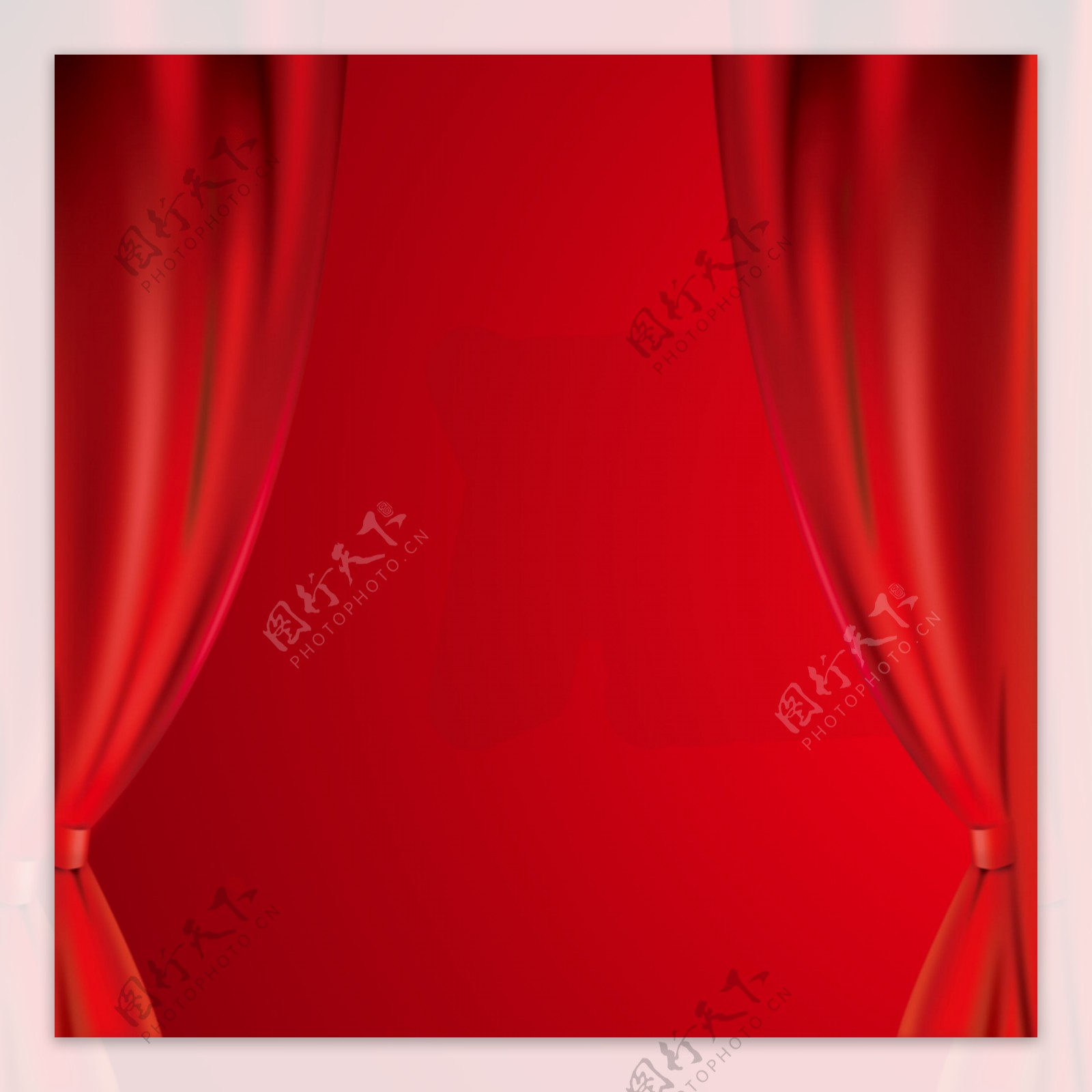 红色布帘主图设计