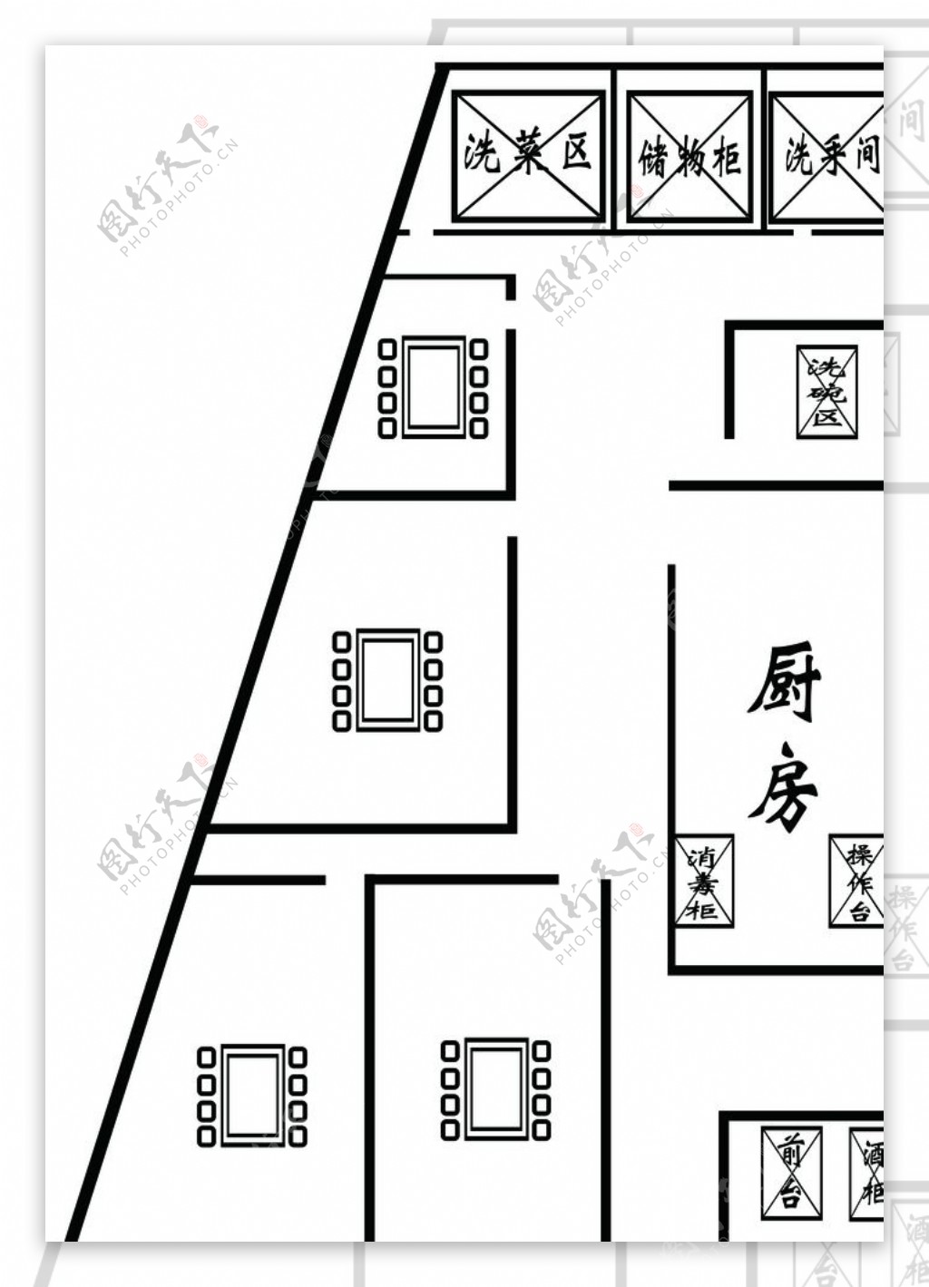 平面展示图模板