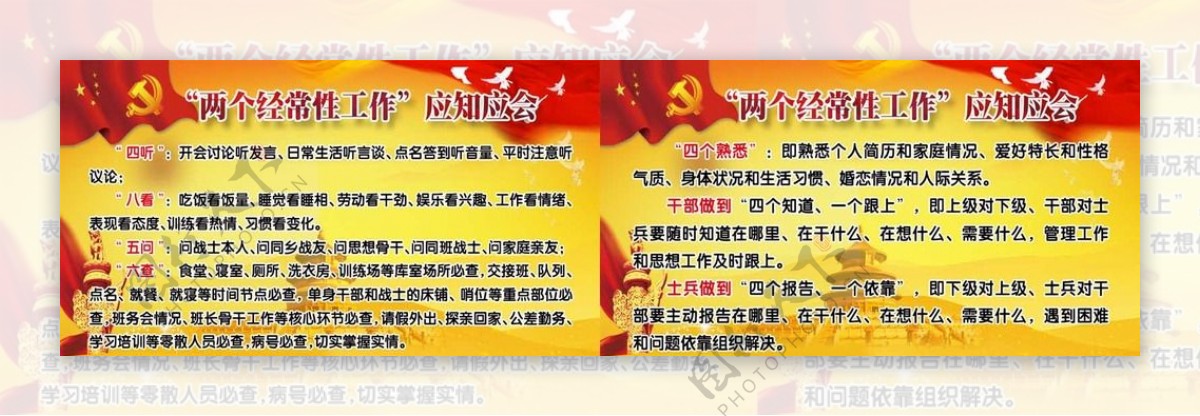 两个经常性工作应知应会