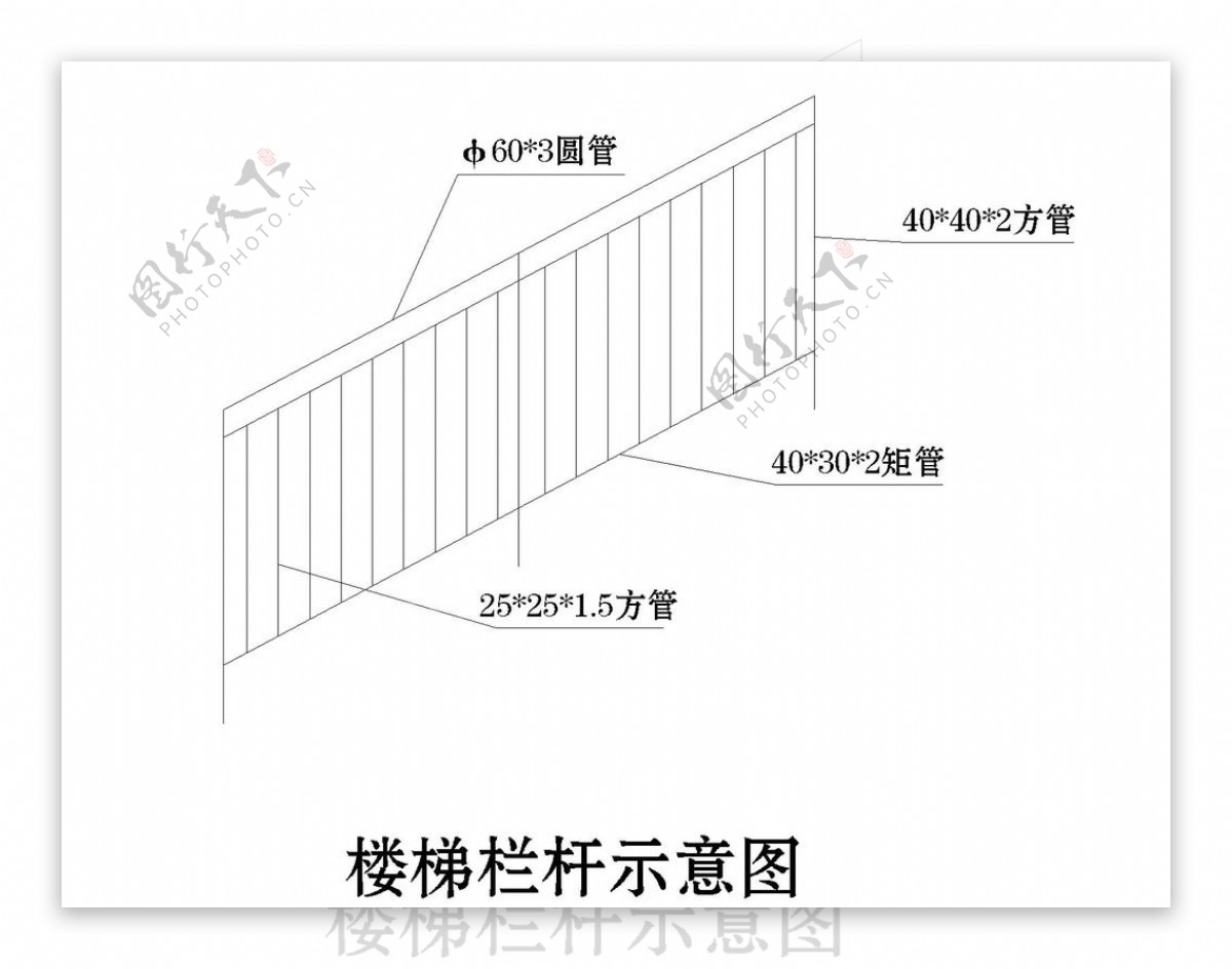 楼梯栏杆图