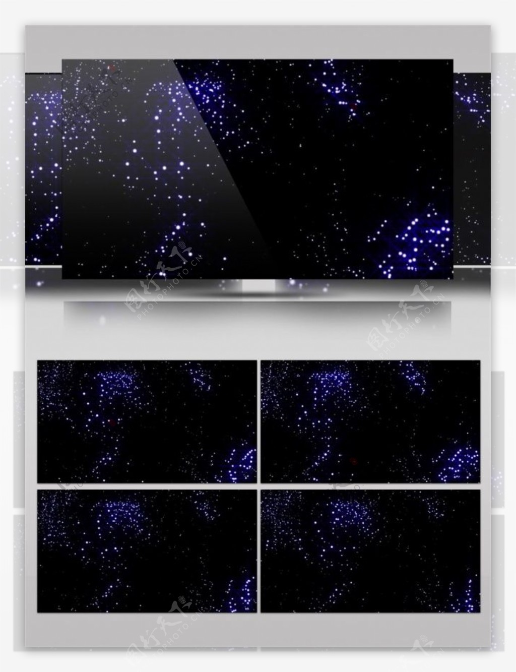 紫色星光宇宙动态视频素材