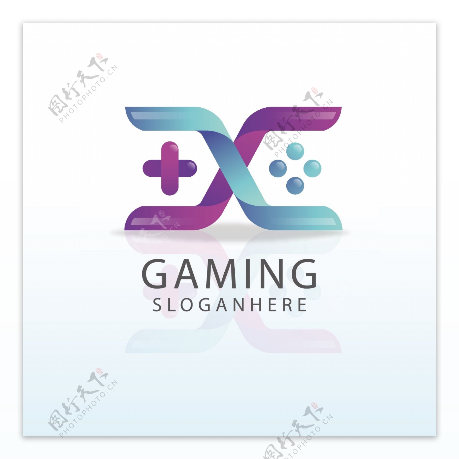 电子游戏商标logo模板