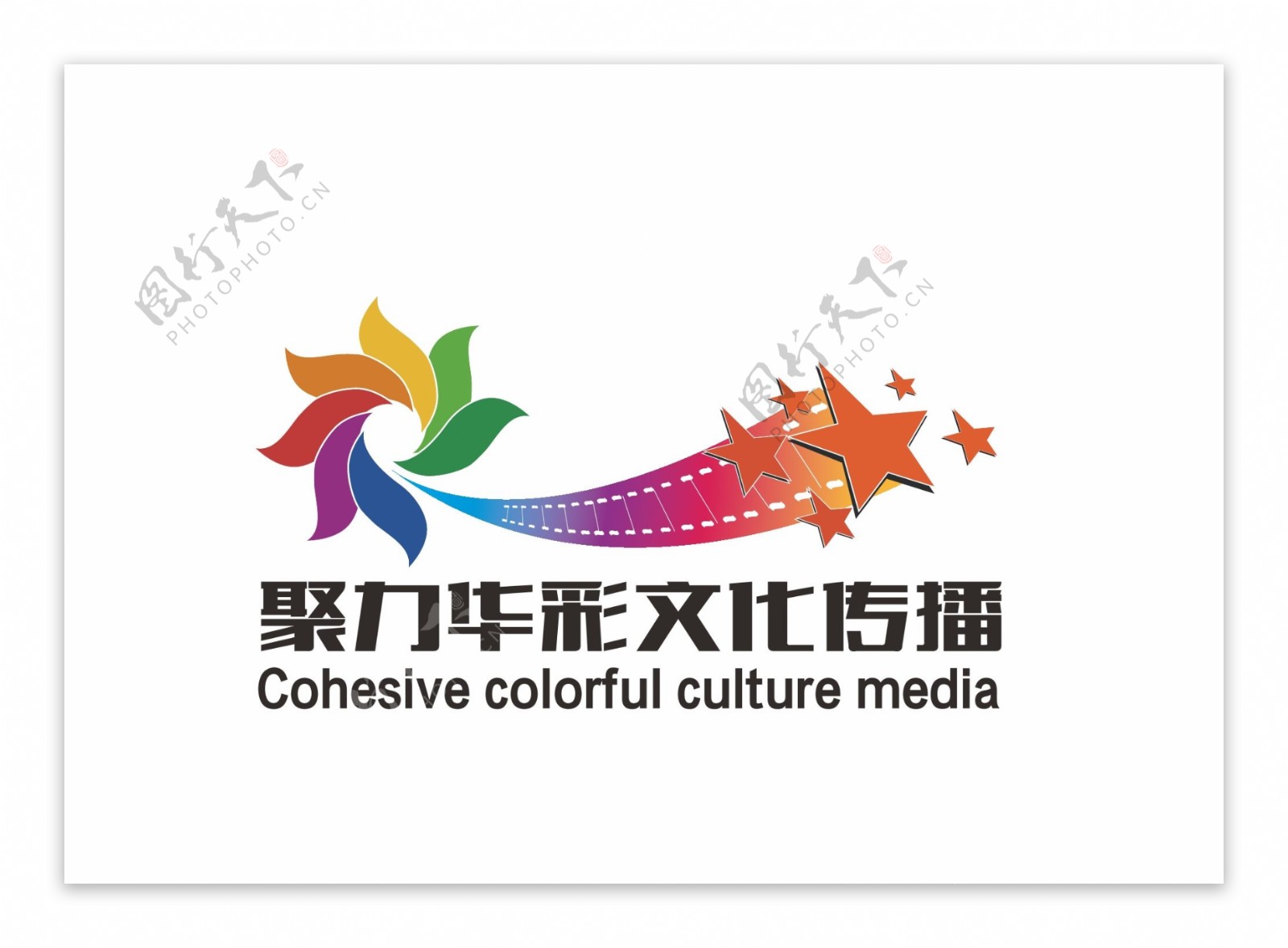 聚力华彩logo