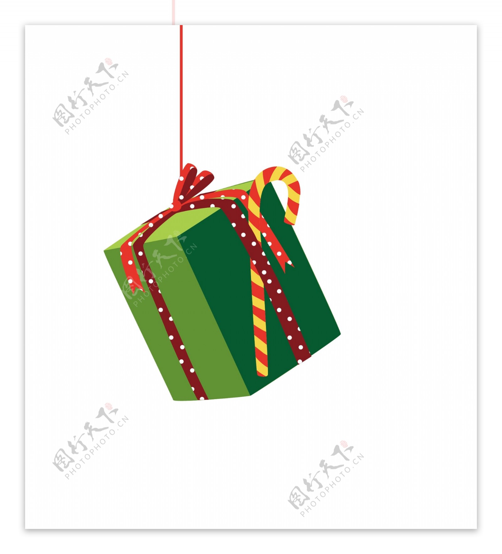 圣诞节礼物礼盒节日装饰元素可商用