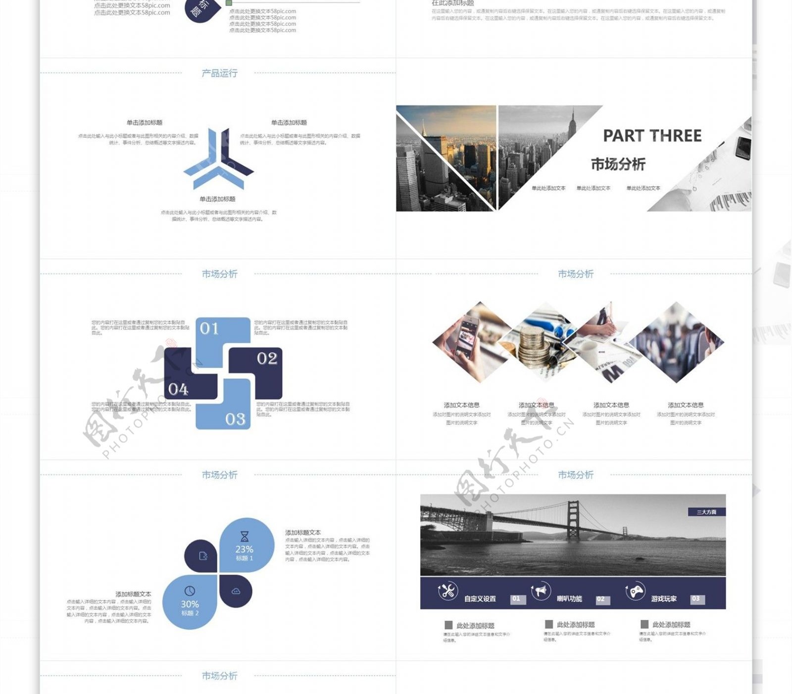 商业项目计划书企业宣传介绍PPT模板