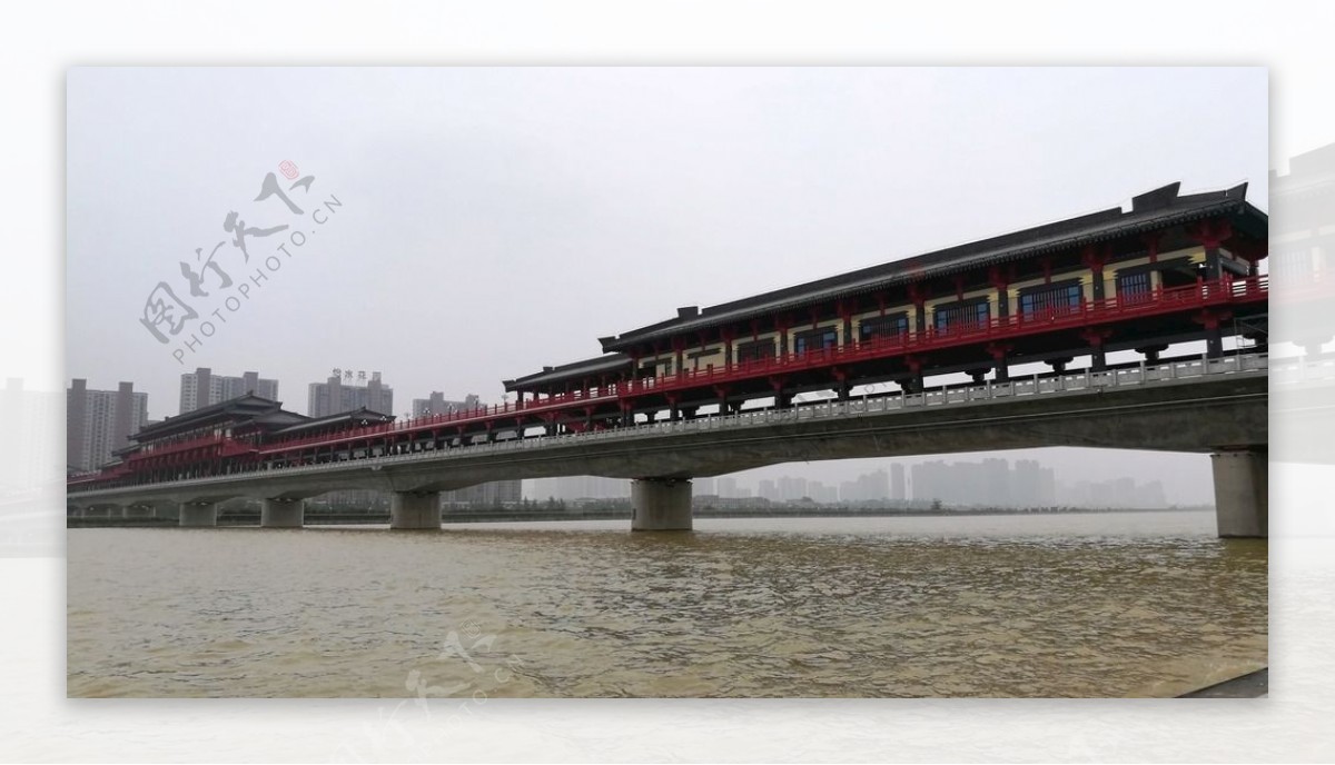 咸阳渭河古桥