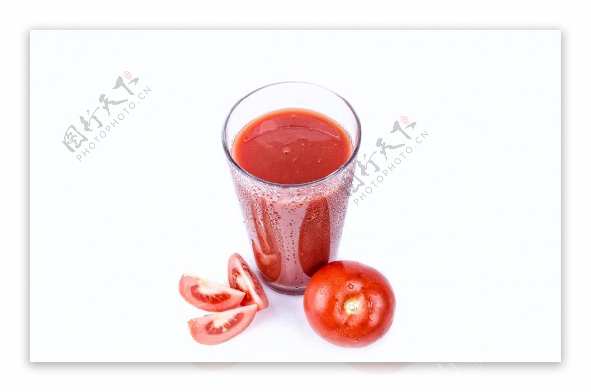 营养的西红柿果汁