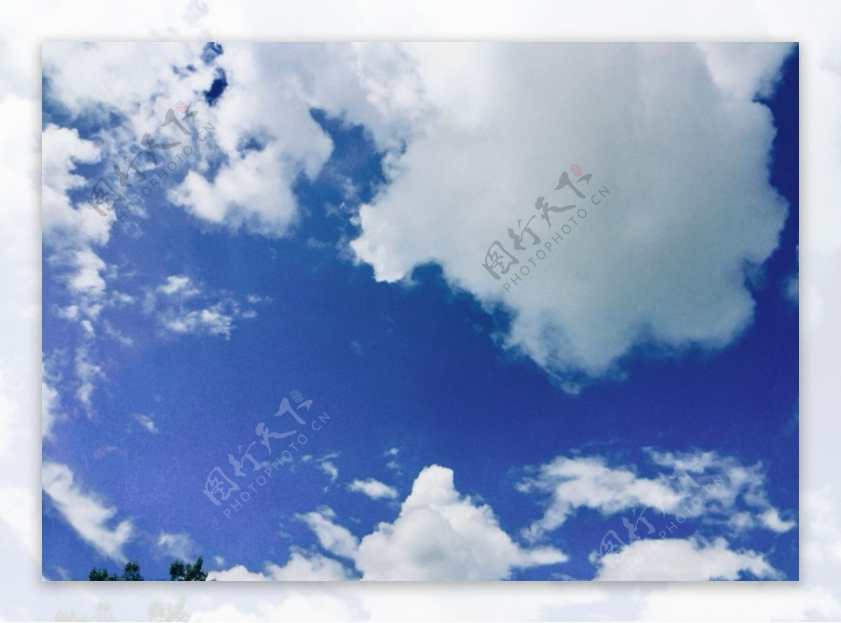 蓝天白云摄影