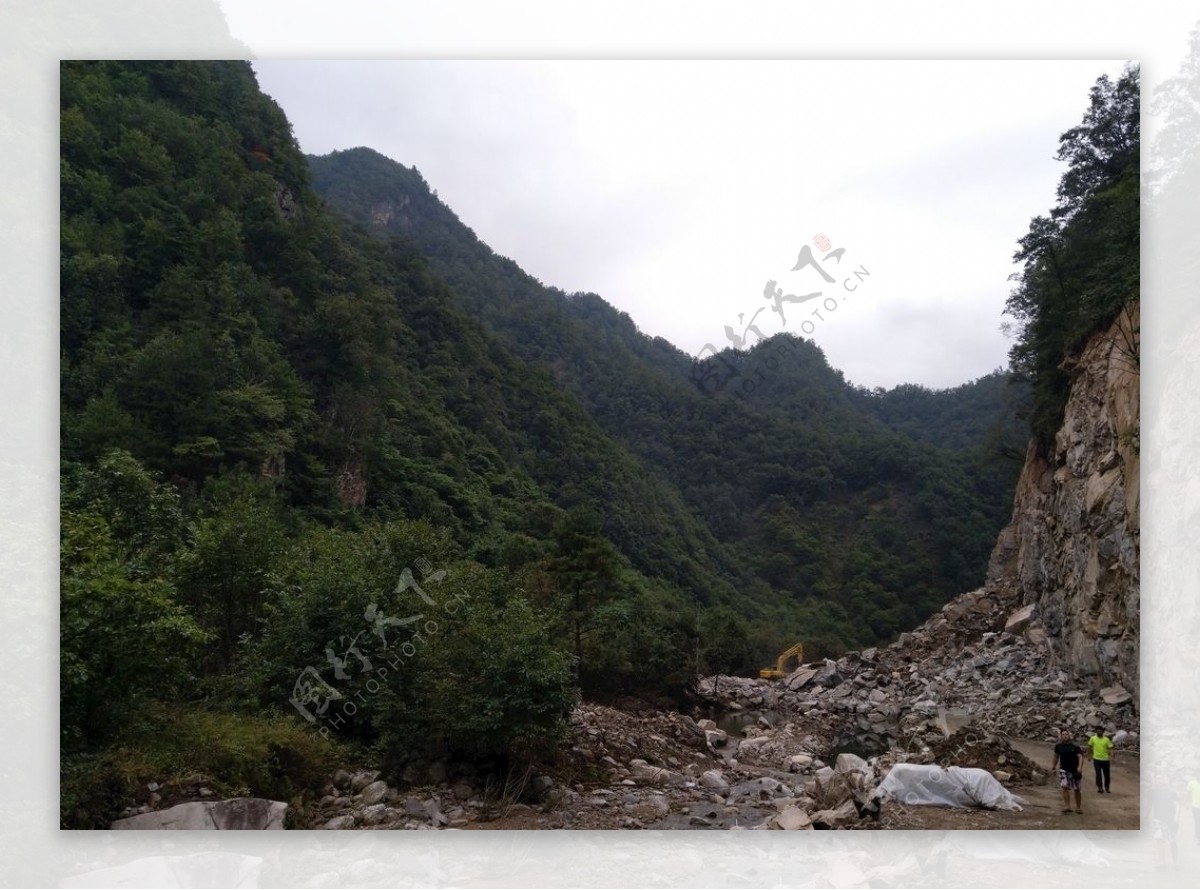 壮丽的大山风景