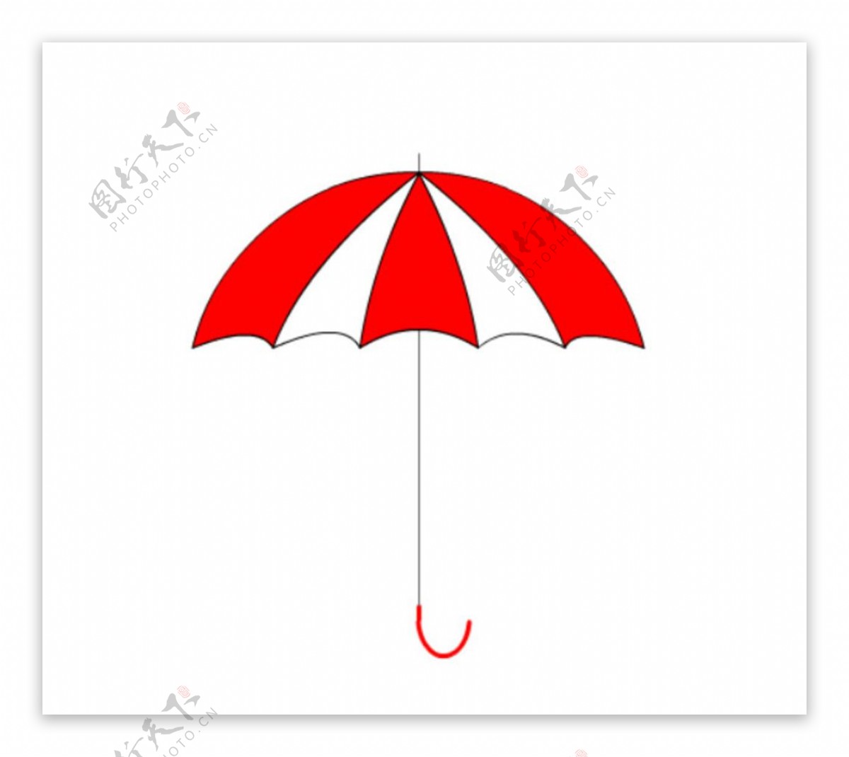 雨伞图形动画