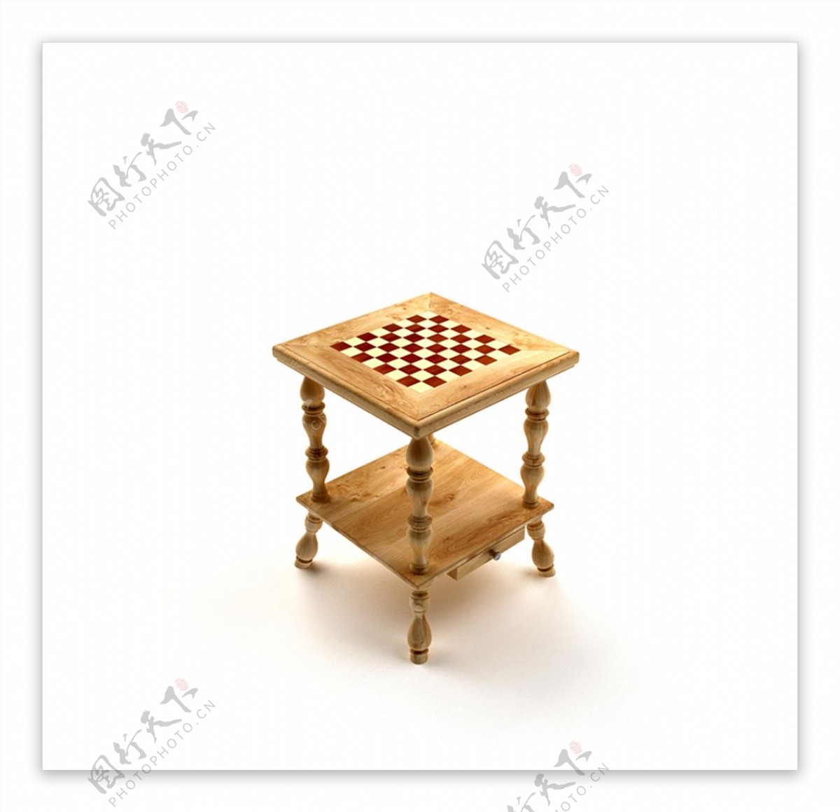 象棋桌模型