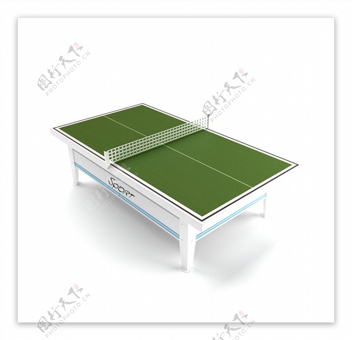 乒乓球桌模型