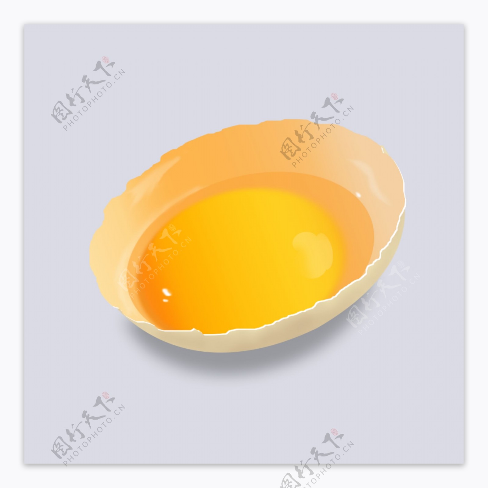写实鸡蛋插画