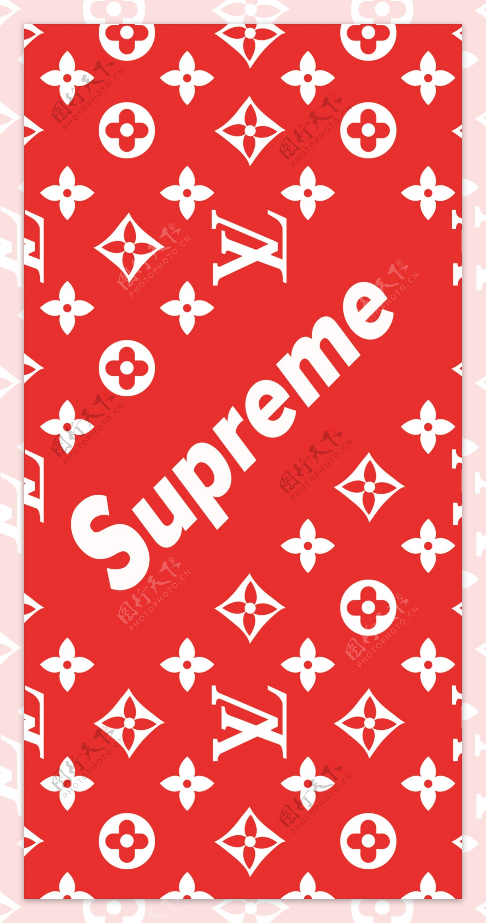 SUPREME超人logo