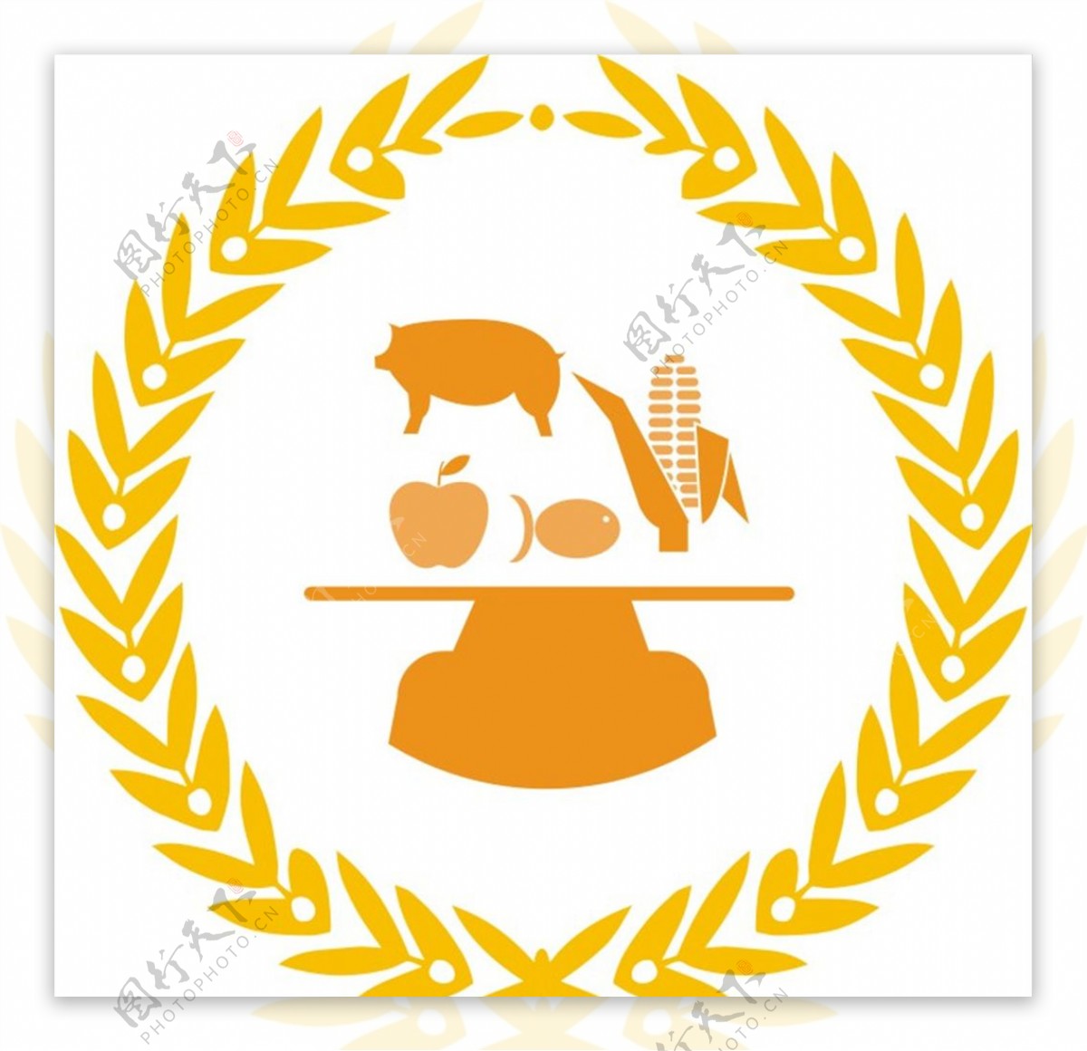麦穗生活图标标识