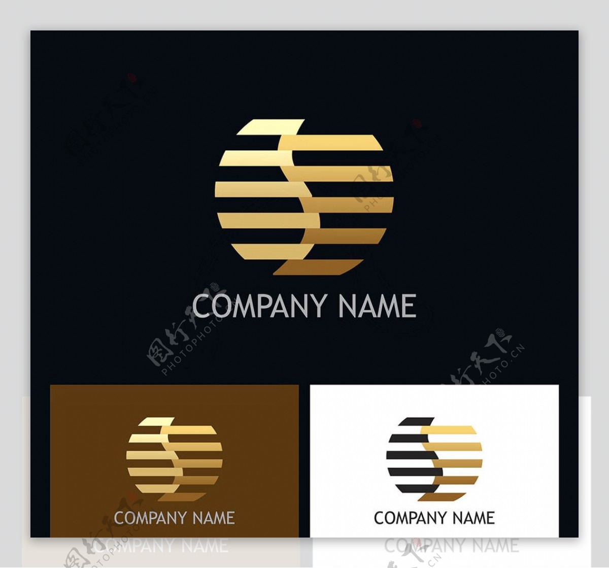 黑金创意logo设计2