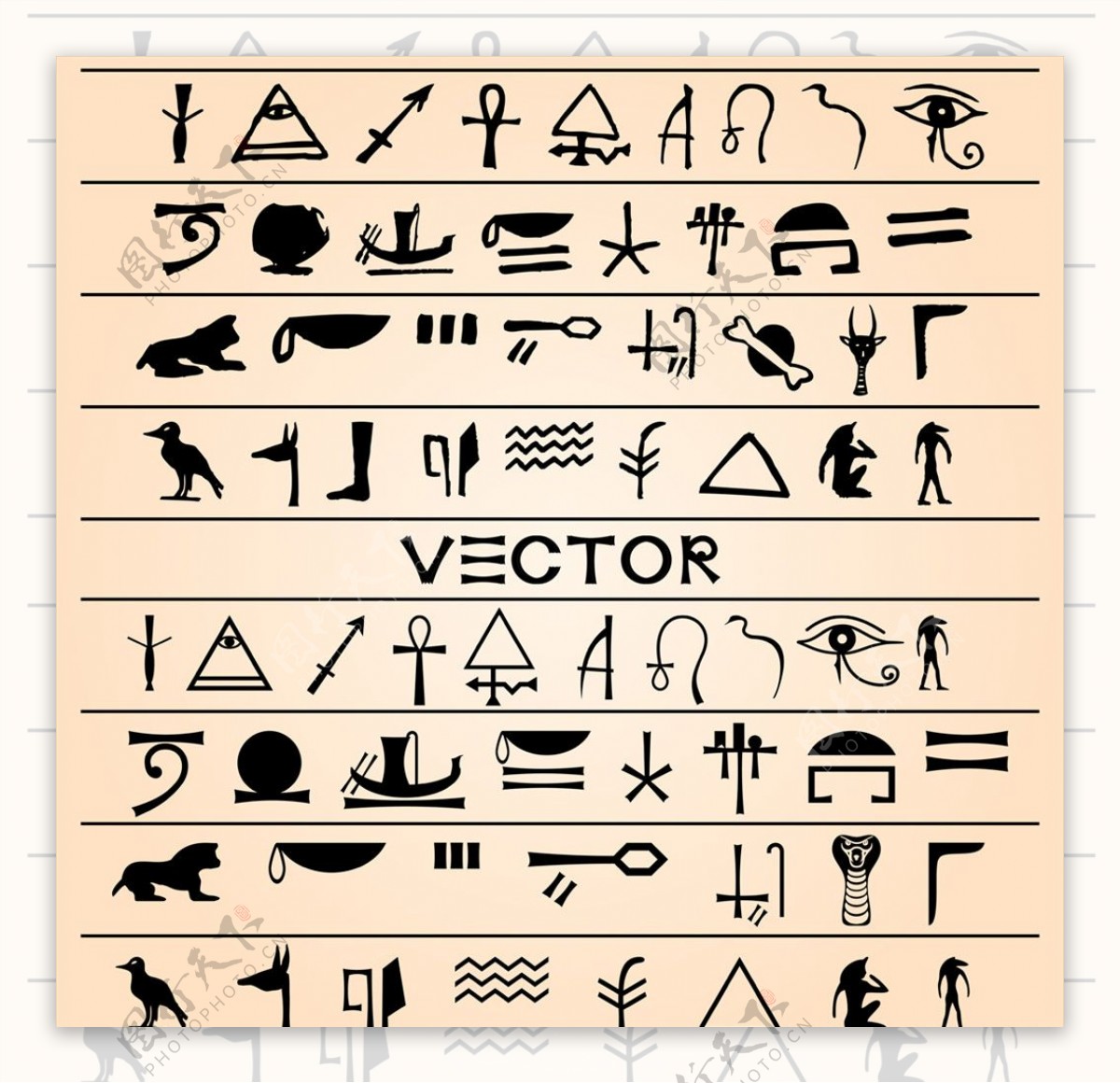埃及古代图标