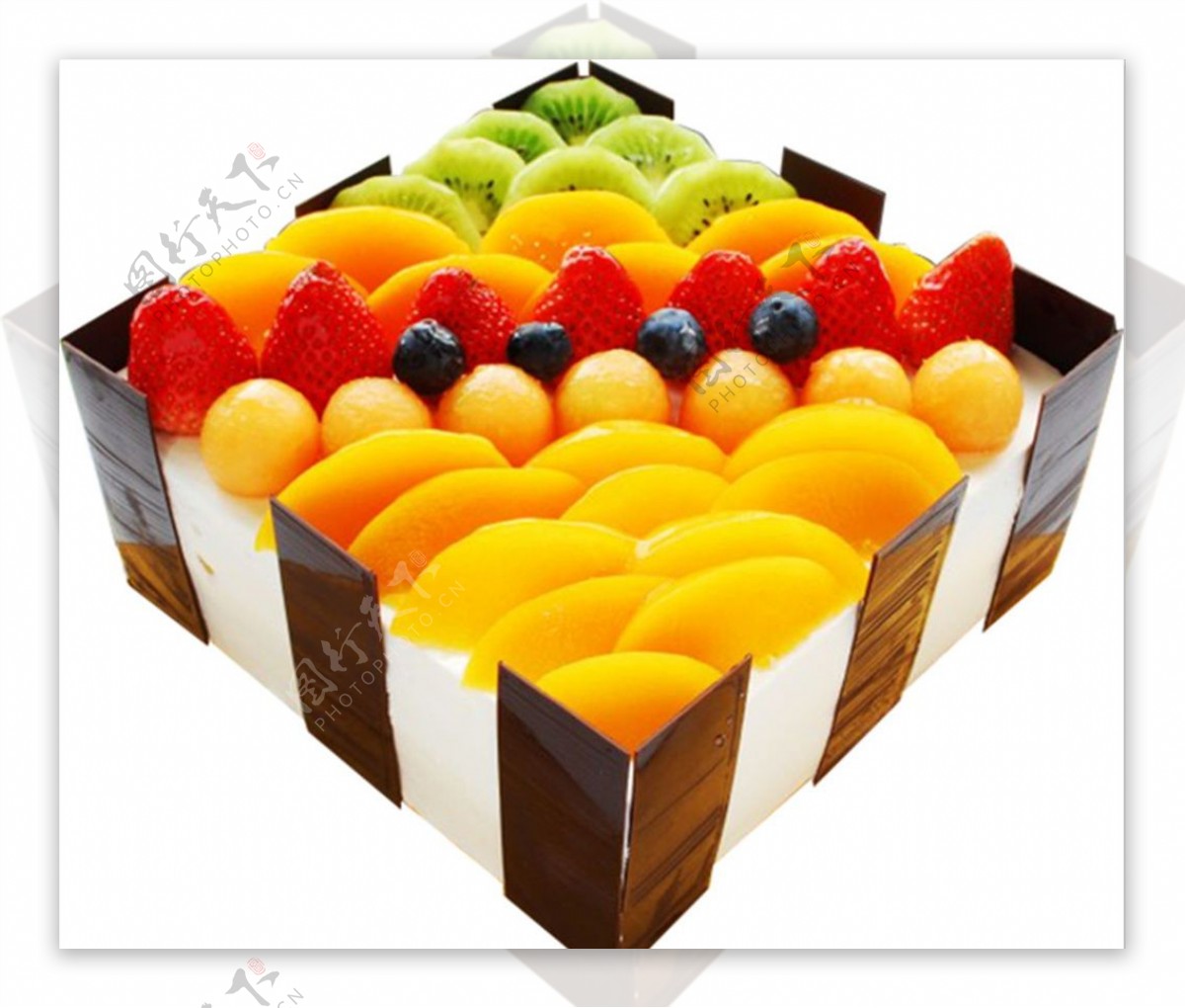 各种简易式水果蛋糕装饰|简易|水果|蛋糕_新浪新闻