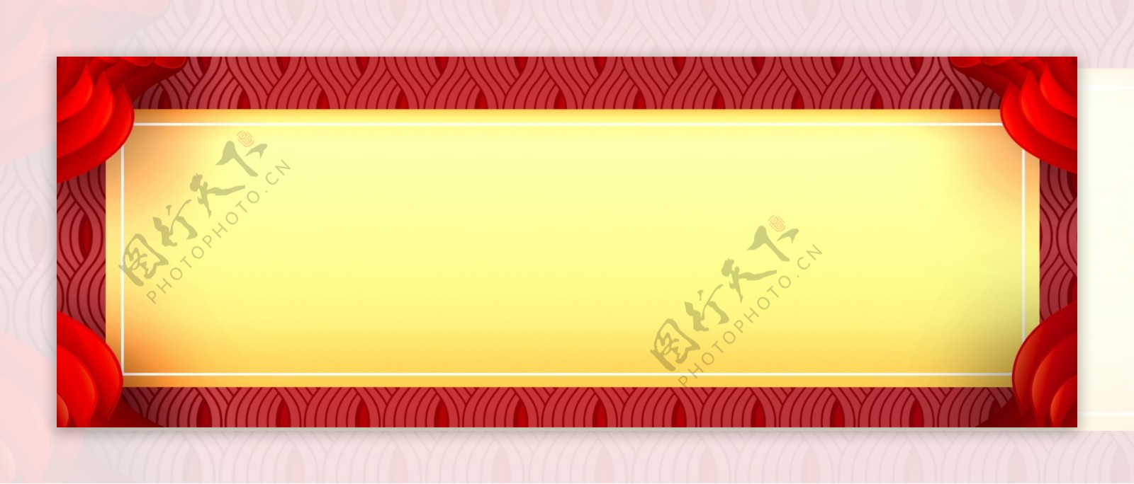 红色纹理banner背景