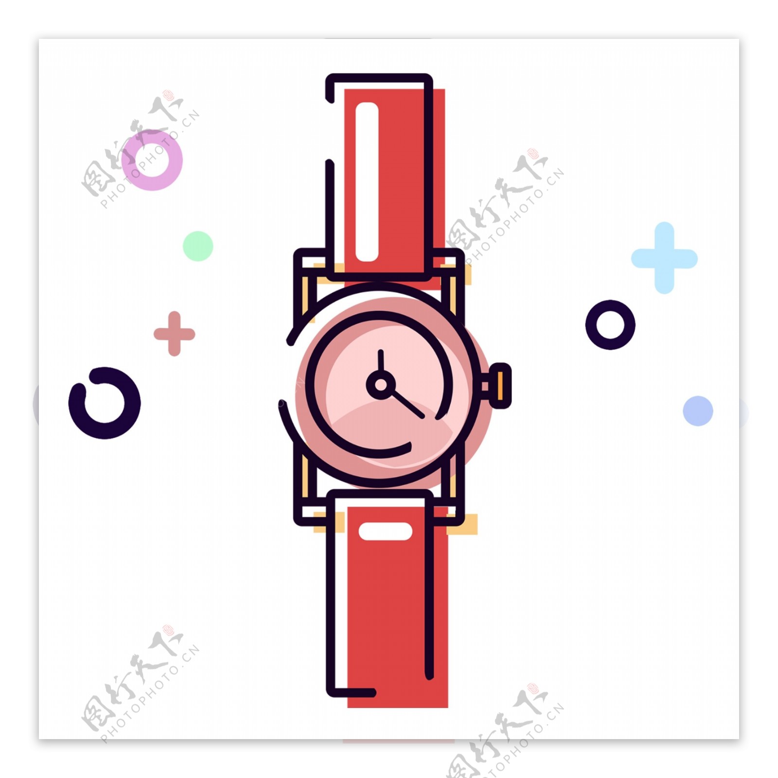 MBE风格生活用品钟表类手表卡通可爱商用