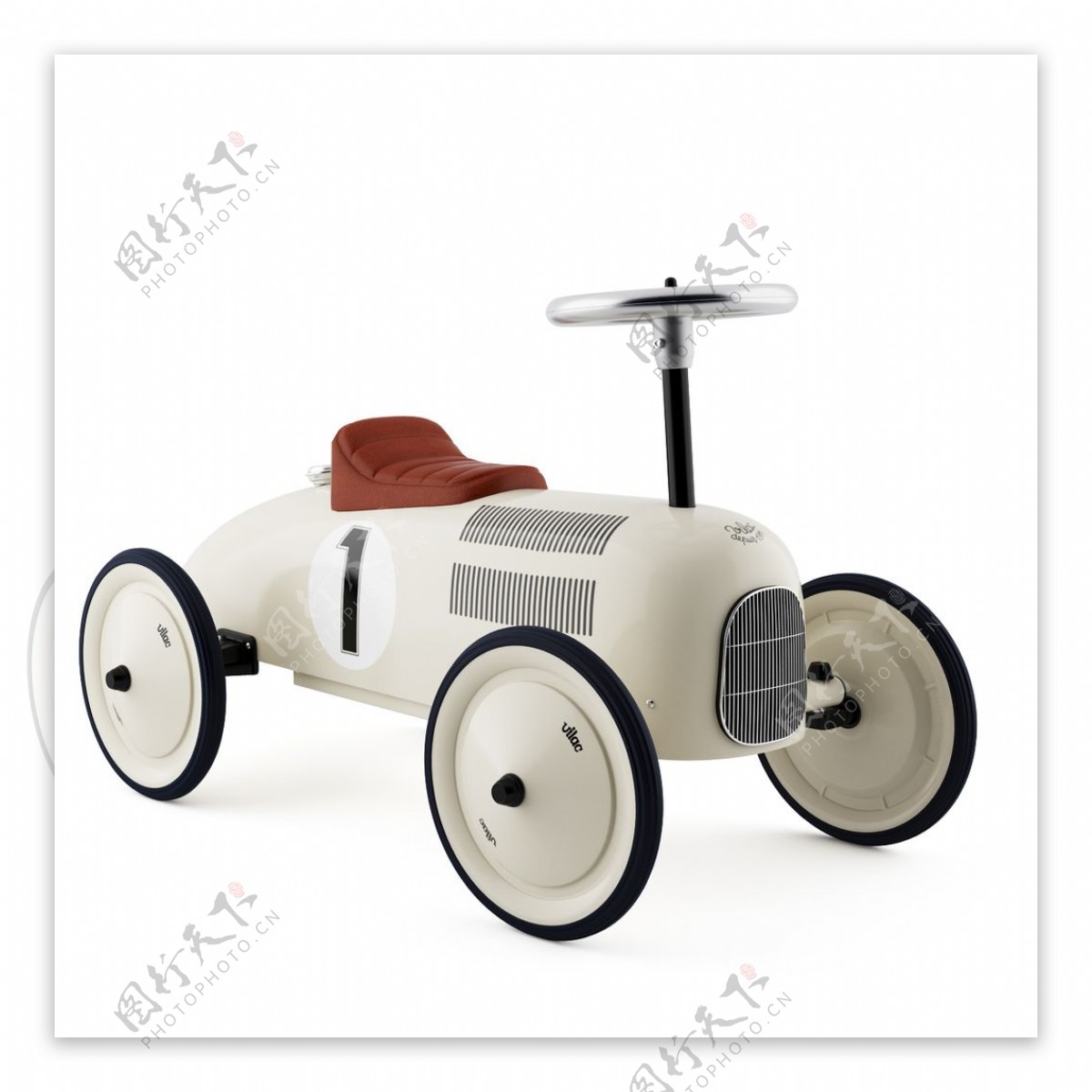 时尚复古骑行玩具车3d模型