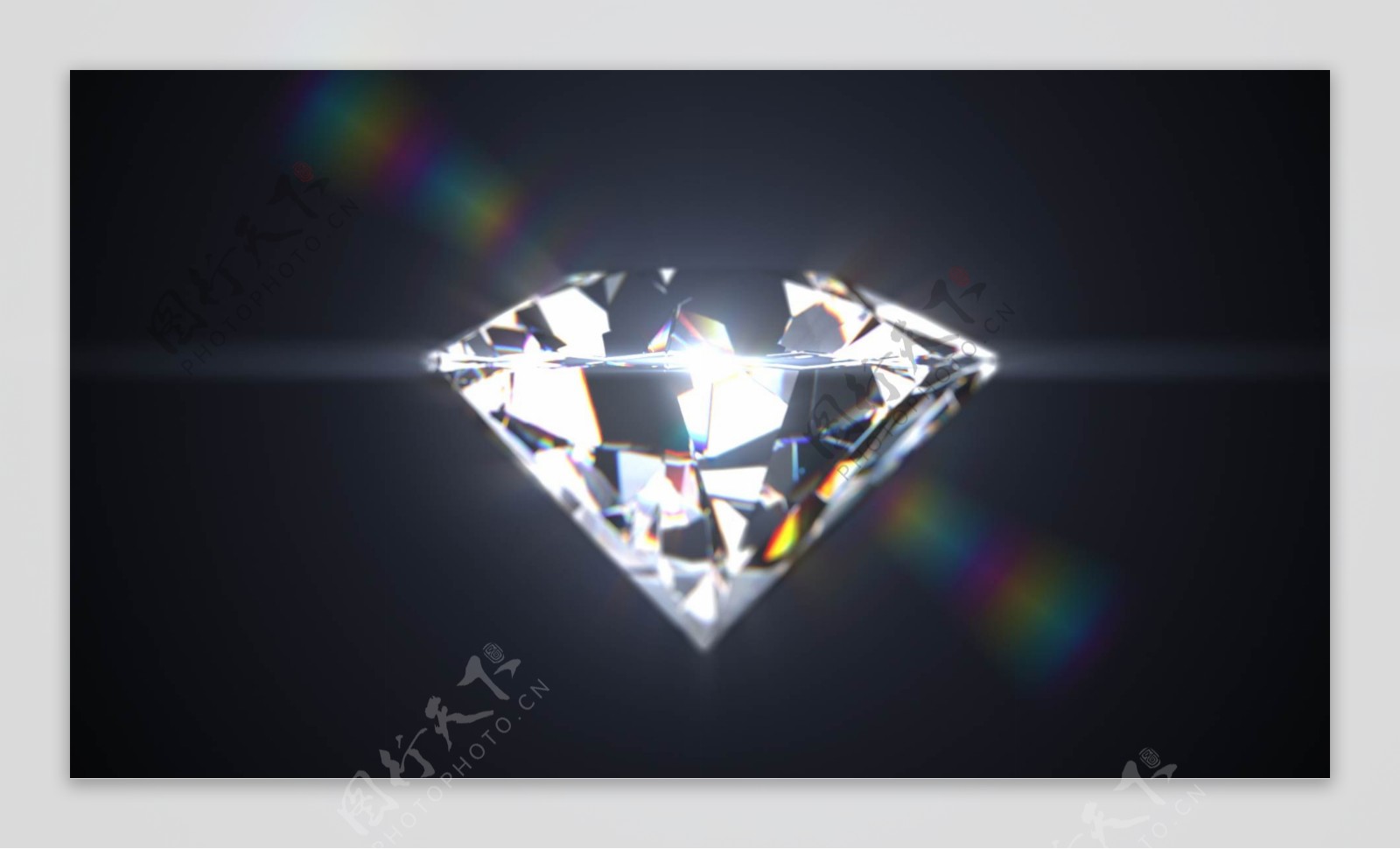 钻石破碎和钻石质感标志特效ae模板