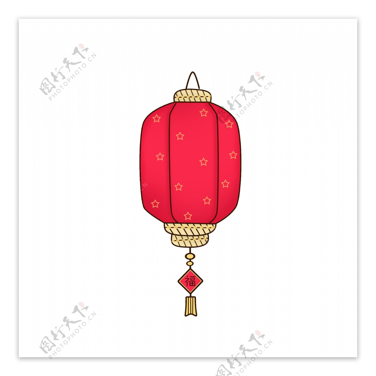 春节元旦中式古典喜庆灯笼