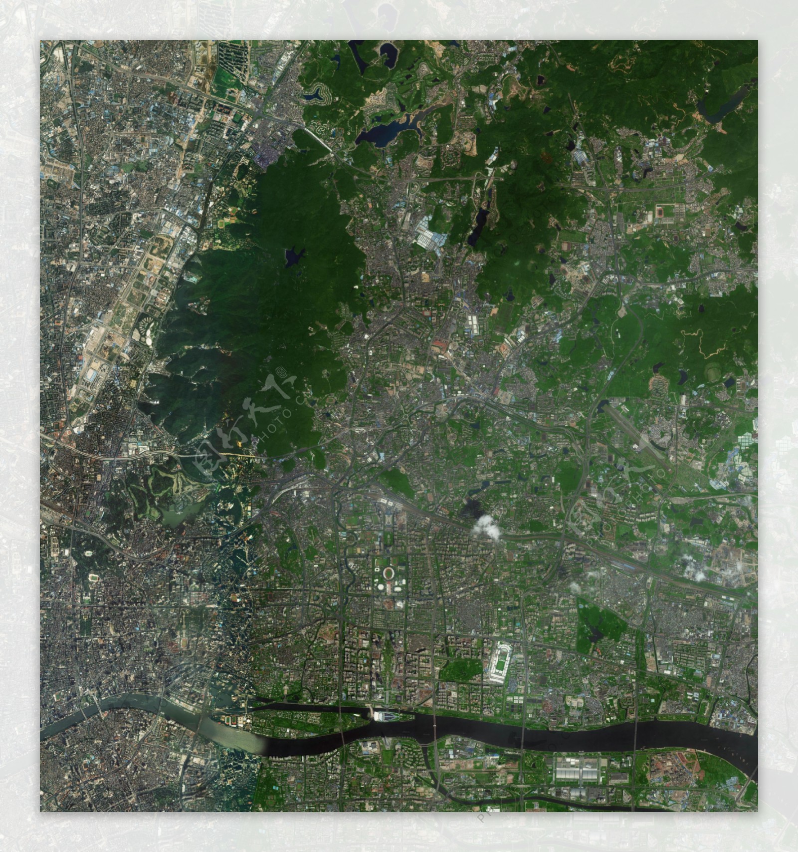 广州卫星地图