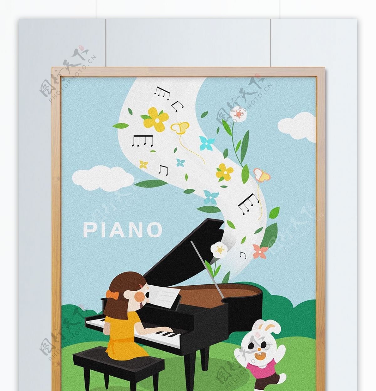 儿童教育弹钢琴幼教