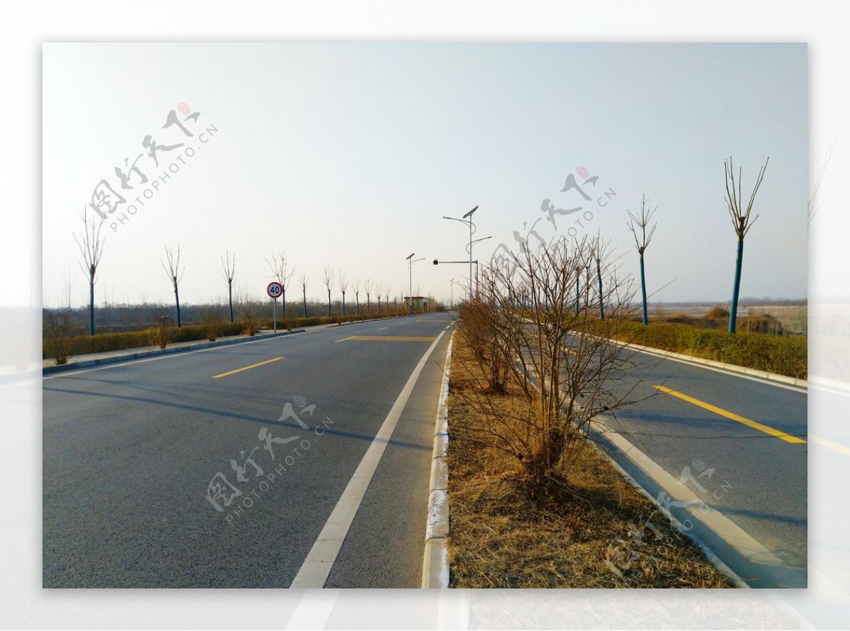 美丽的道路风景