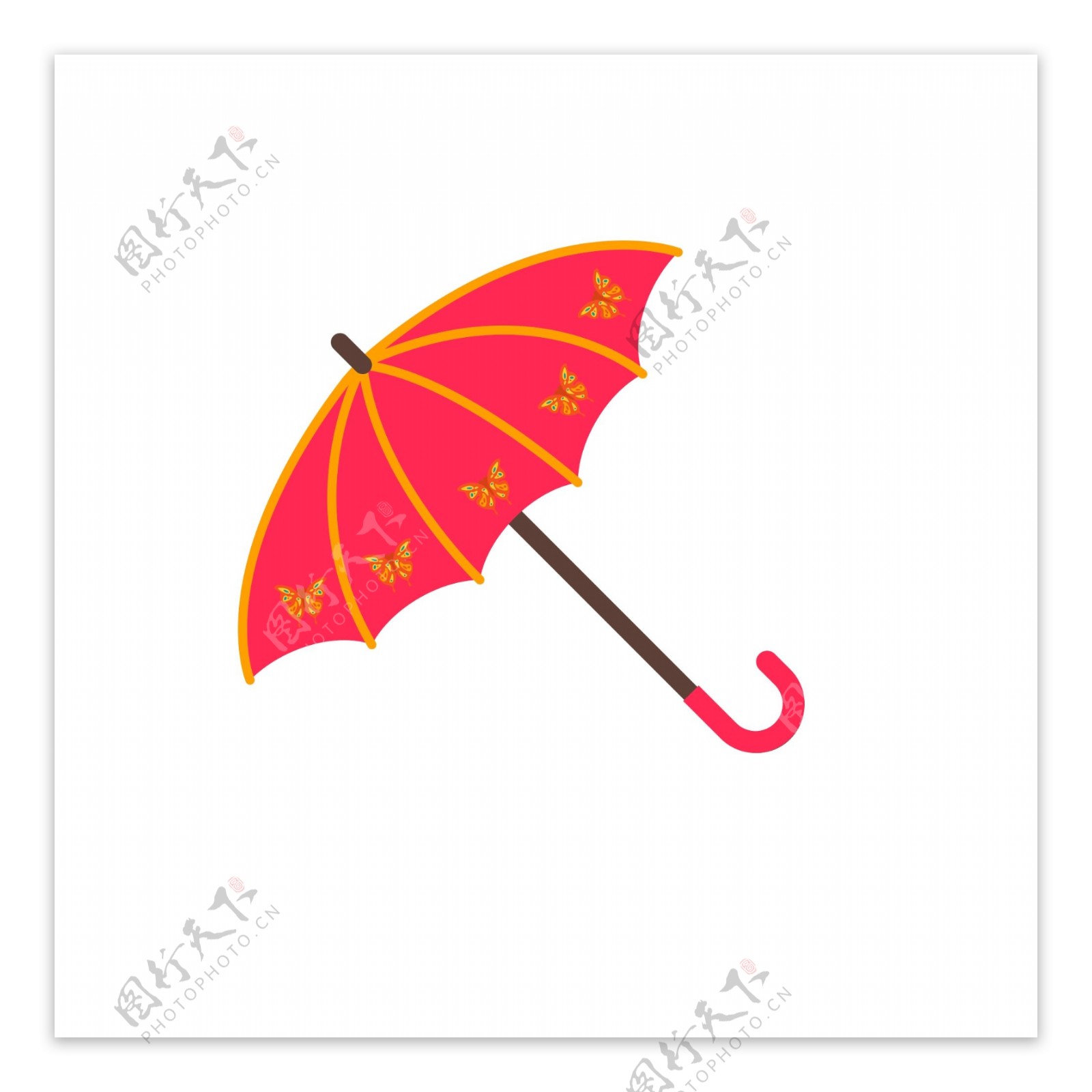 雨伞遮阳伞红色吉祥方便