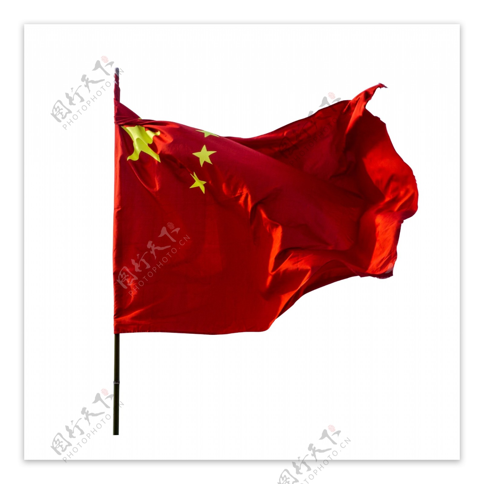 中国五星红色红旗