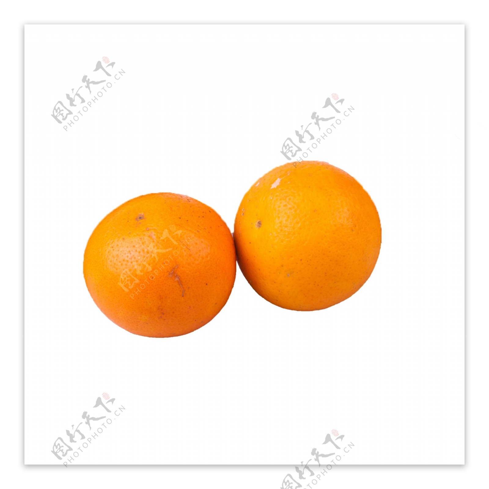 两个橙子png免抠