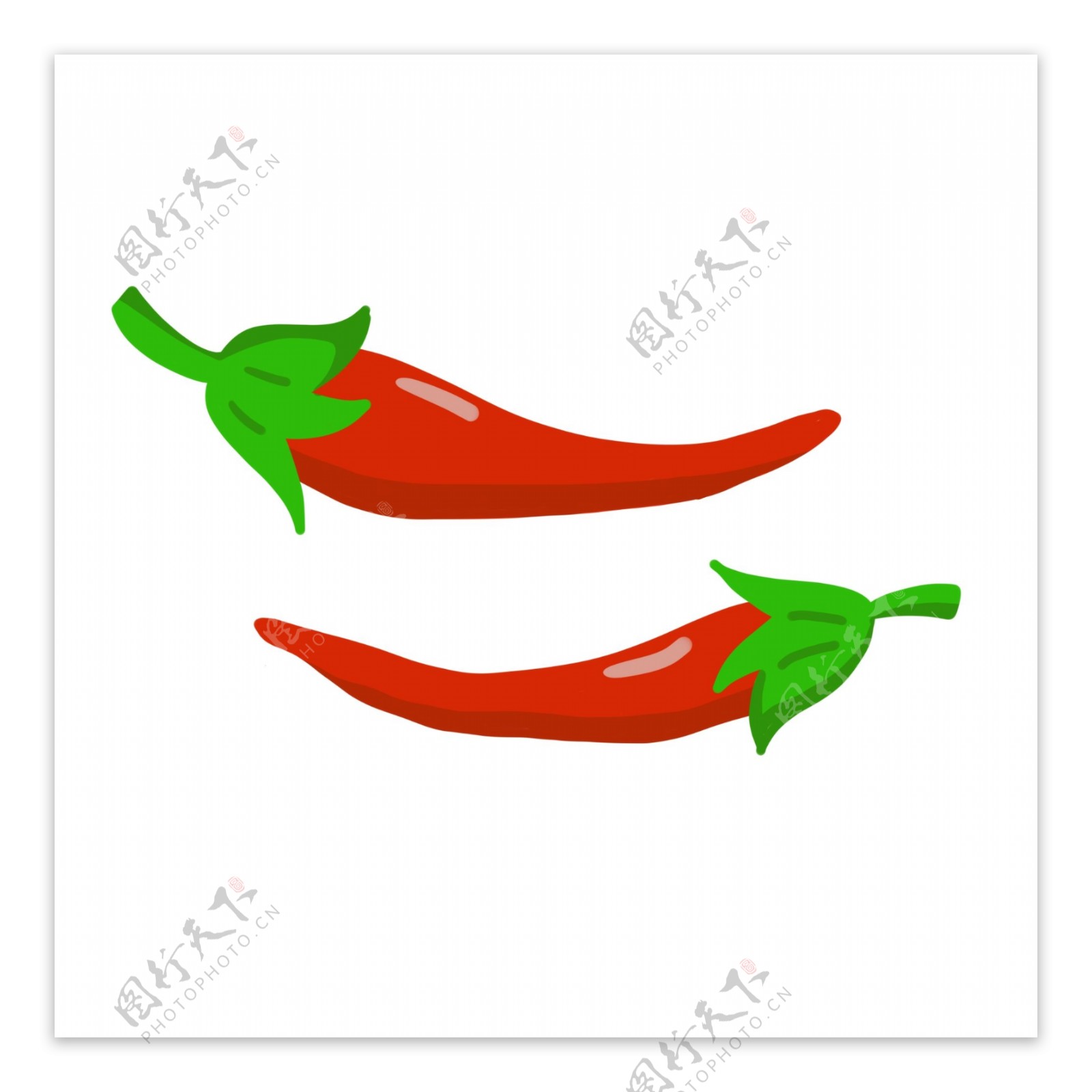 辣椒自然种植蔬菜辣味红色调味品