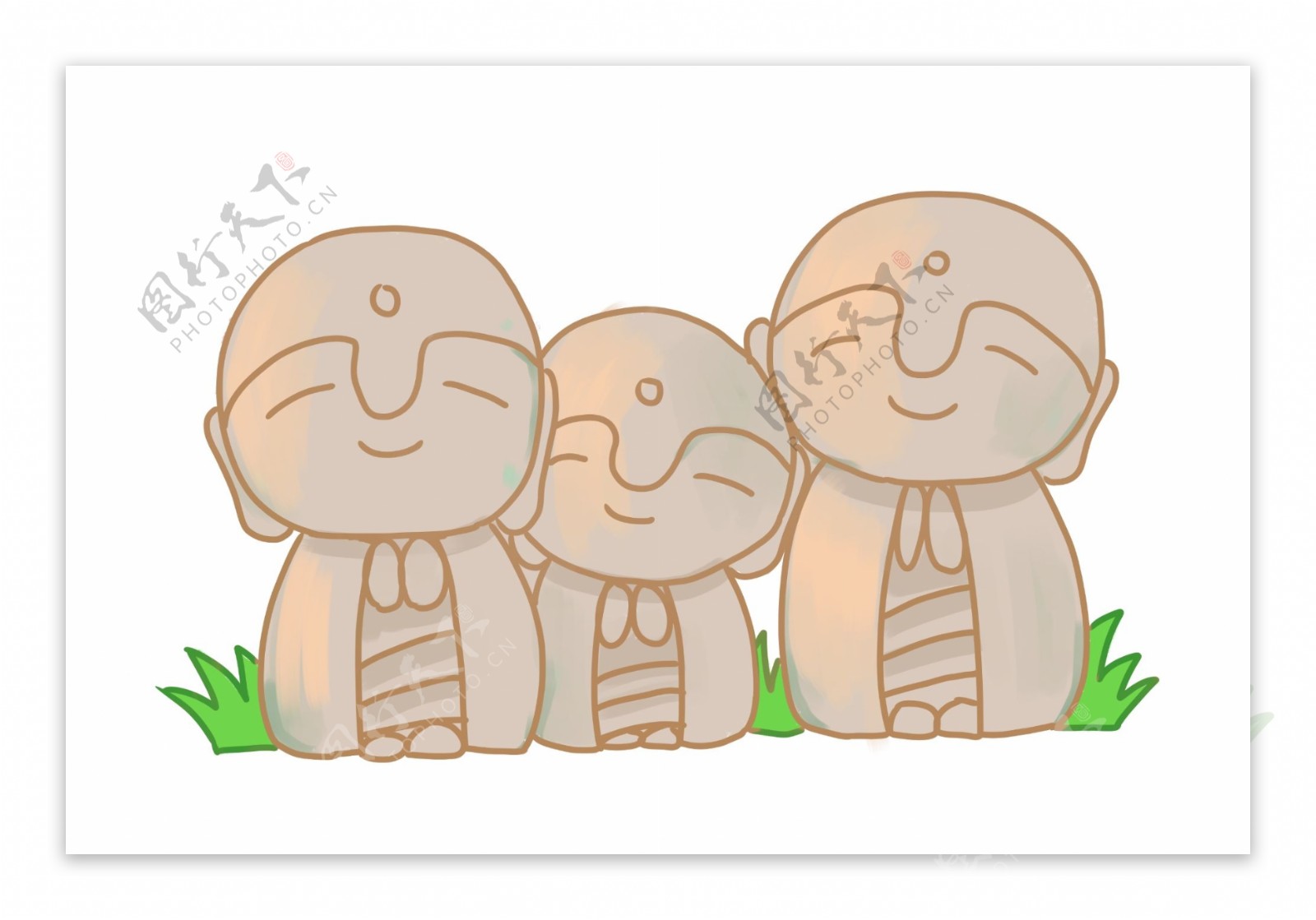 日本的小泥人插画