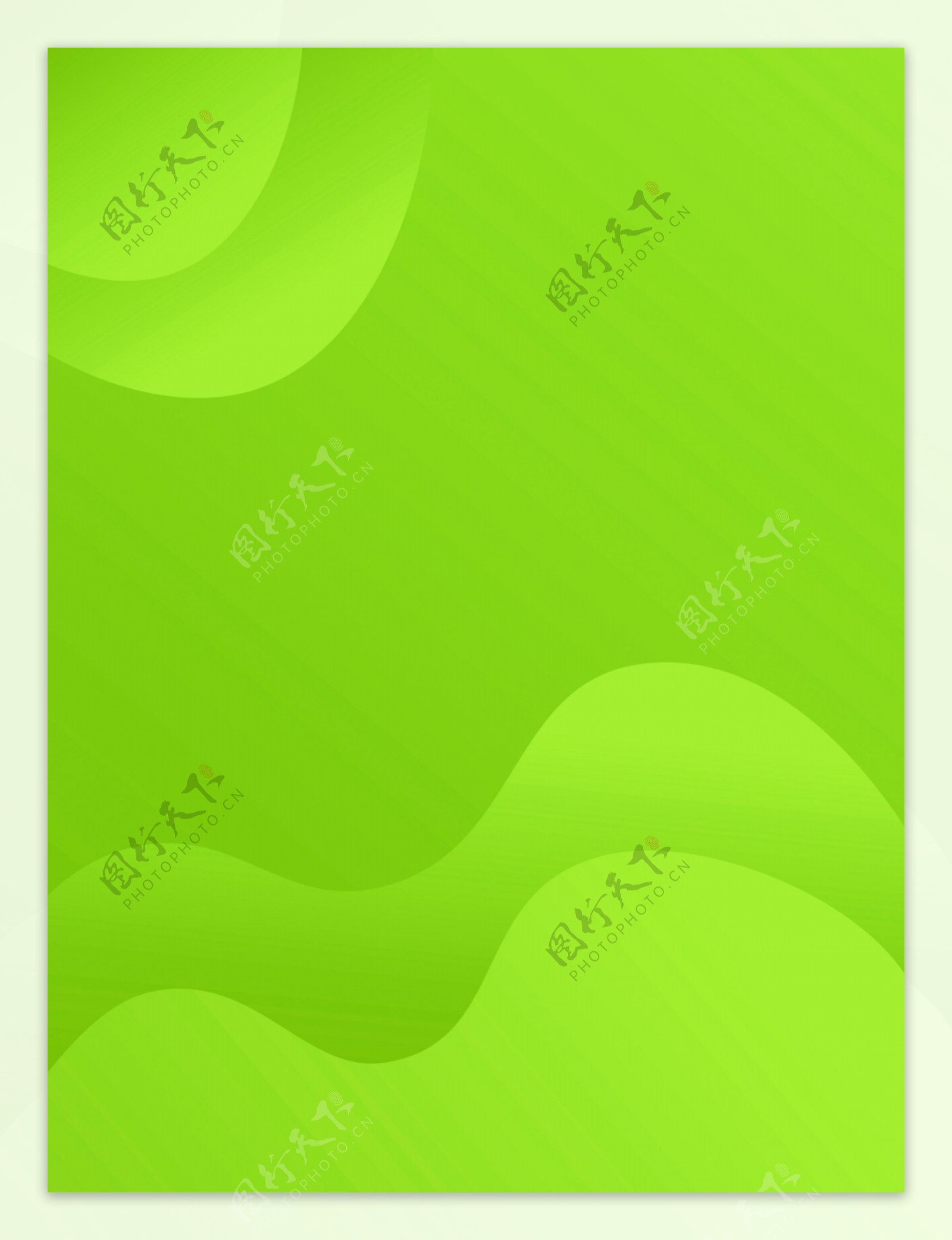 绿色现代时尚波浪流体背景图