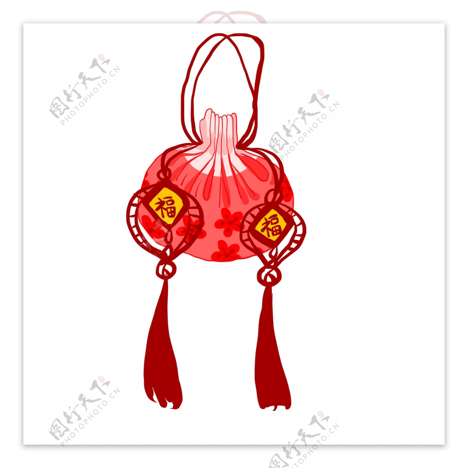 福字中国结挂件装饰春节