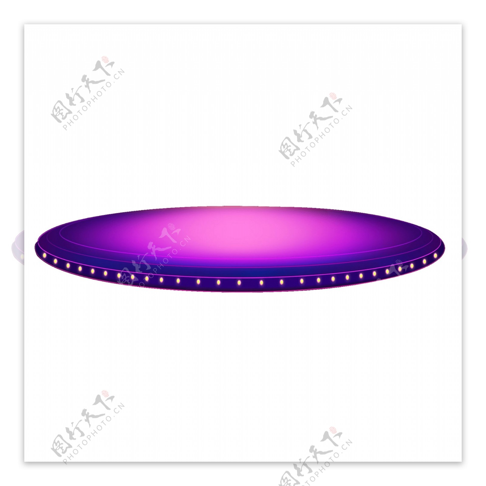 紫色圆形舞台素材