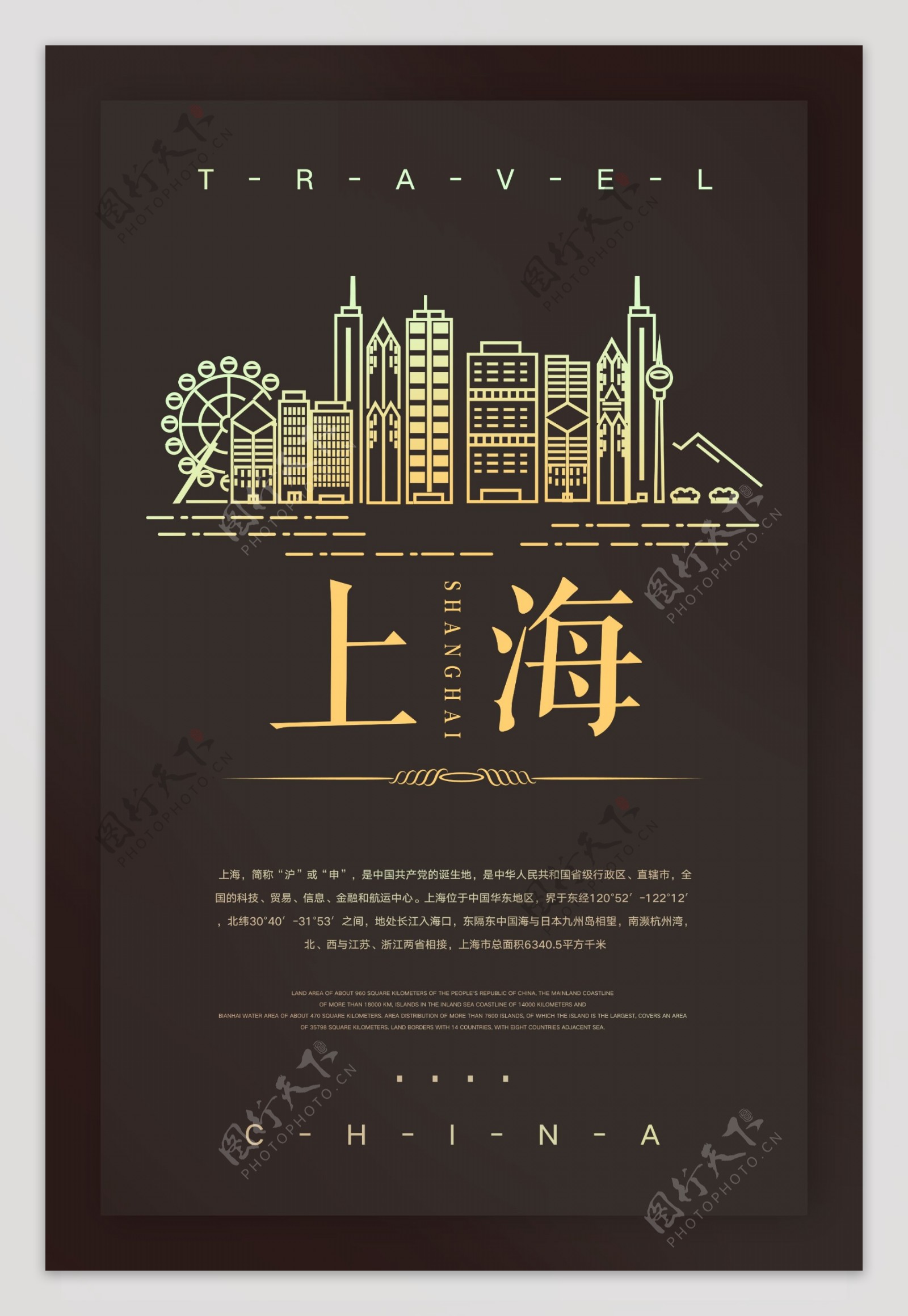 中国一线城市海报